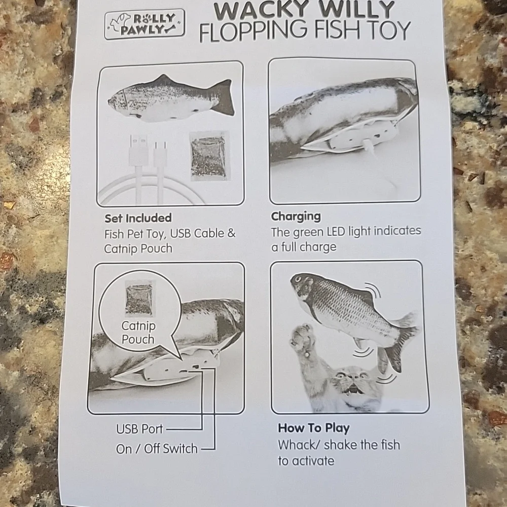 Rolly Pawly realistic pets fish